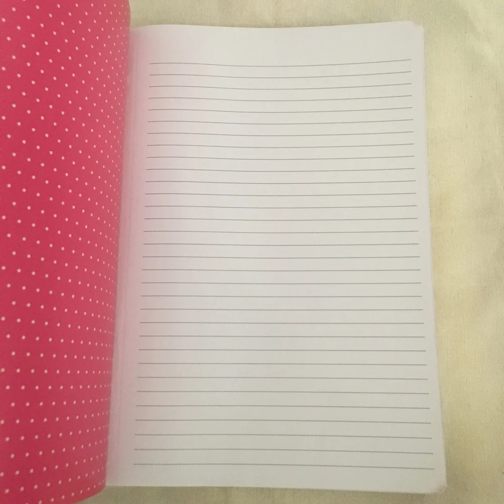 Cherub Pink Patterned Notebook - Picture 4 of 4